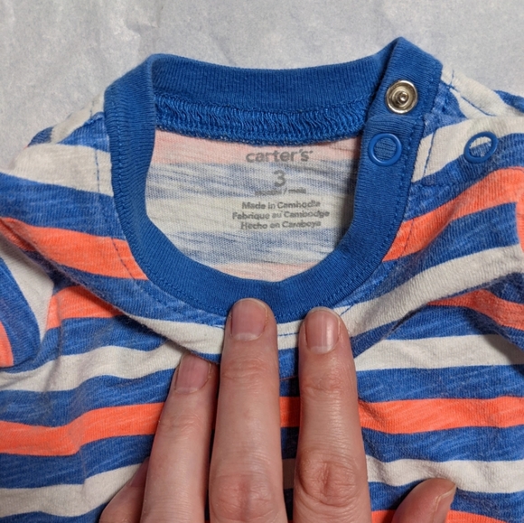 Neon stripe onesie - Picture 3 of 5